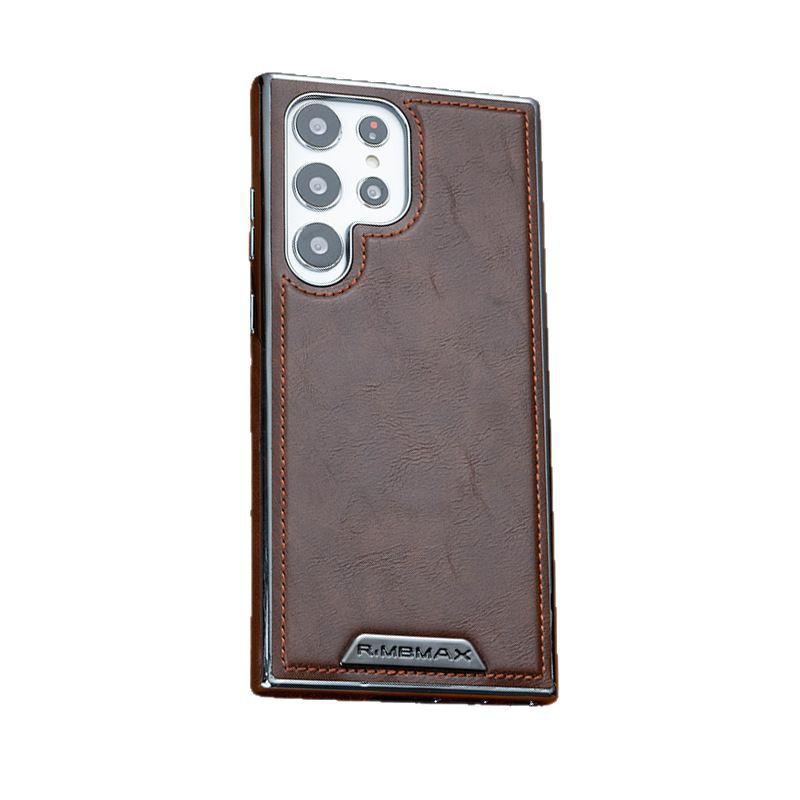 Magnetic Snap-on Leather Case Galaxy S26 Ultra Full Coverage Shockproof Business Style
