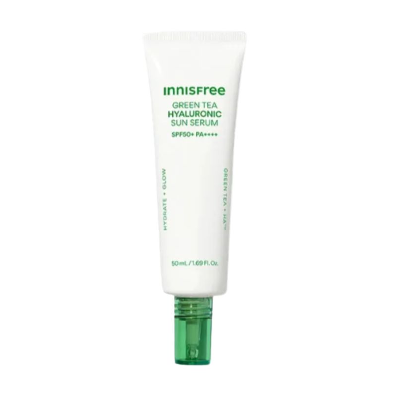 Innisfree Зеленый чай Гиалуроновая кислота Увлажняющая Солнцезащитная Сыворотка SPF50+ PA++++ Увлажнение Защита от УФ-излучения 50 мл