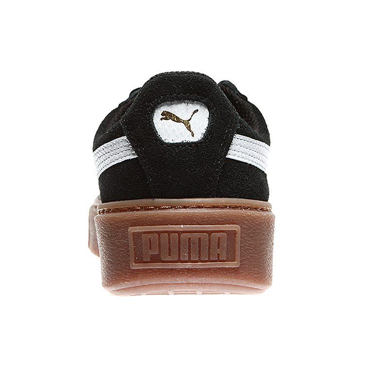 PUMA Suede Platform Sneakers 'Black Brown' Women's 363906-02