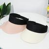 Summer Wide Brim Foldable Visors Sun Hat Beach Hat Straw Cap