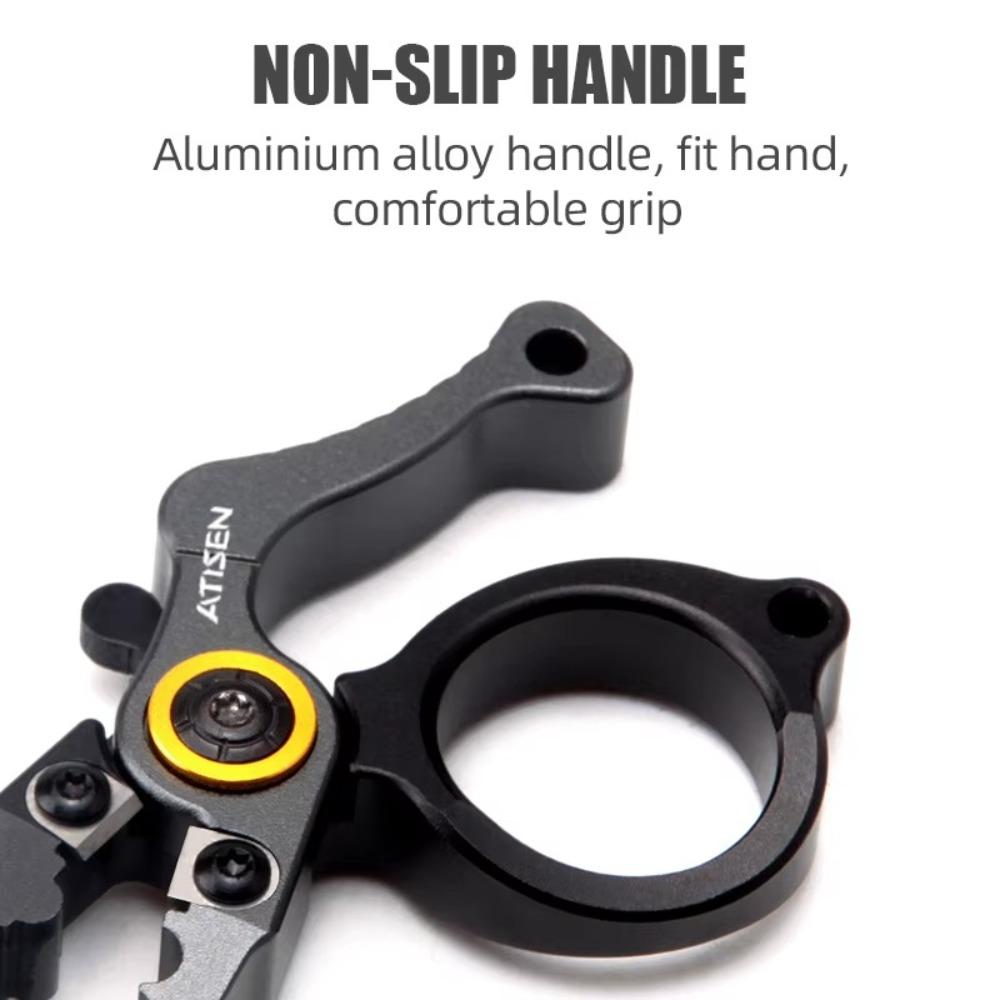 Forked ring Fishing Line Cutter Aluminum alloy Fishing Hook Remover Fishing Clamp  Fishing