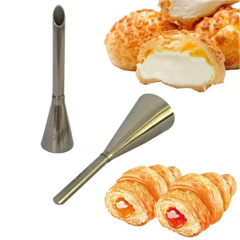 Кухонные инструменты для выпечки Ручная работа Сделай сам Шприцы для длинных пирожных Набор насадок для кондитерского мешка из нержавеющей стали Насадки для крема и глазури