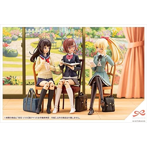 Kotobukiya (KOTOBUKIYA) Sosai Shojo Teien Saeki Ritsuka [St. Iris Girls' Academy High School Division, Winter Uniform] 1/10 Scale Plastic Model JK010,