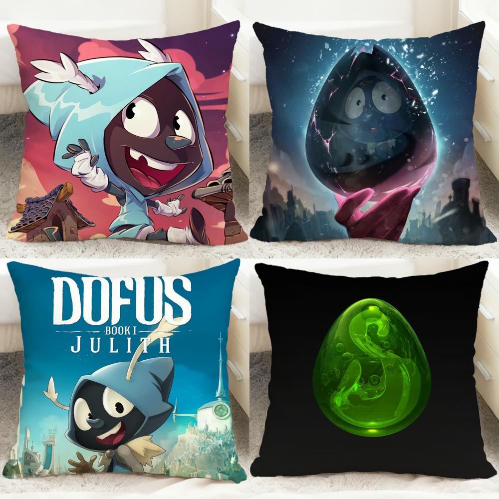 Игровой чехол для подушки D-Dofus, удобный, двусторонний, идеален для автомобиля, дивана, спальни и многого другого