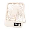 Portable Table Fan Desk  7H Timing Ultra Quiet Small USB Rechargeable Cooling Fan 5 Speeds Powerful Wind Offices Home Fan