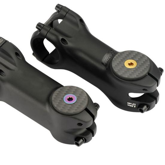 28.6/31.8MM Bicycle Headset Top Cap with Bolt Carbon Fiber MTB Mountain Road Bike Front Fork Stem Top Cover Bike Accessories