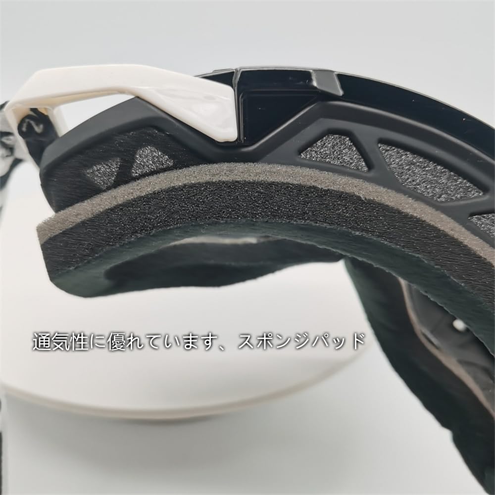 [QIKEJI] Goggles for Bikes, Off-Road, Motocross UV Protection, Dustproof, Windproof, Impact Resistant Convenient Storage, Unisex