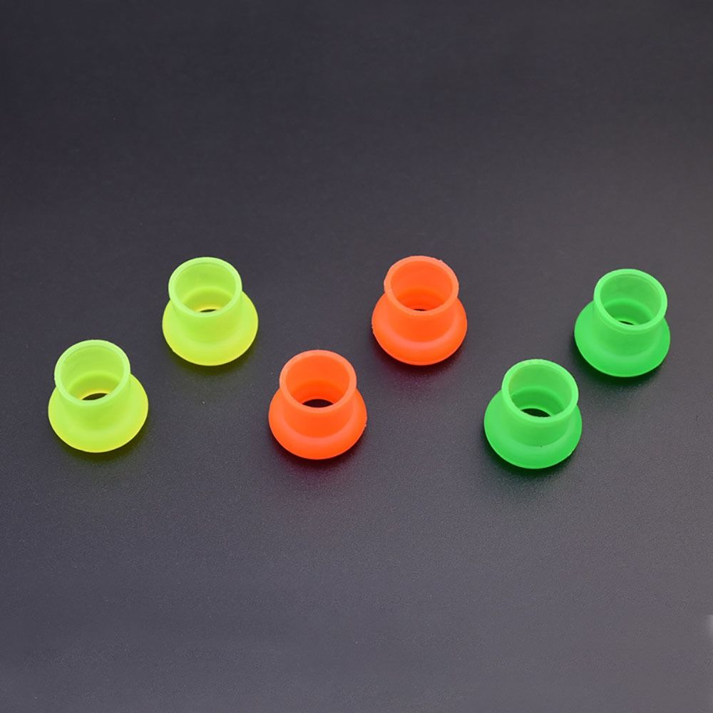 10Pcs Silicone Fishing Rod Retaining Ring Fishing Gear Rod Bottom Protector Fishing Rod Stopper