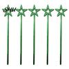 High-quality Fairy Wand 5Pcs Fine Workmanship Star Shape Wands With Sparkling Effect Durable Dress Up Props for Festival Party Decoration Princess