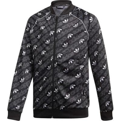 adidas Куртка Originals J TRF M SST черная, для подростков DI0264