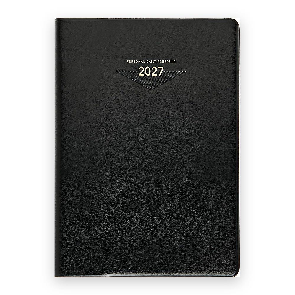 Ежедневник Takahashi Shoten New Diary 2027 A5 Еженедельный 2 дня на странице Обложка под кожу Начало в январе 2027 года
