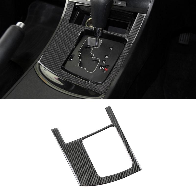 For Mazda 3 Axela 2010 2011 2012 2013 Carbon Fiber Car Styling Interior Gear Shift Panel Cover Frame Trim Sticker LHD/RHD