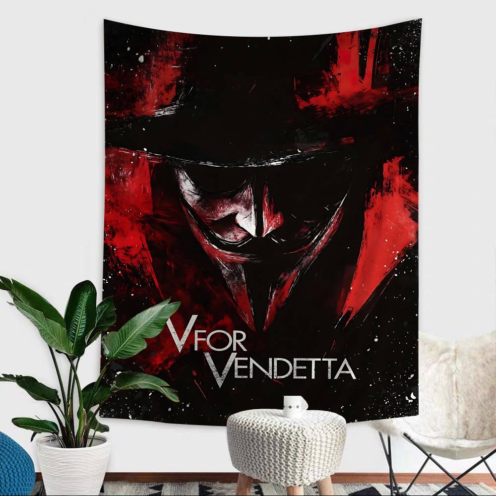 Хоррор Фильм V Для VendettaS Классический Аниме Гобелен Настенный Таро Хиппи Ковры Настенные Комната Домашний Декор