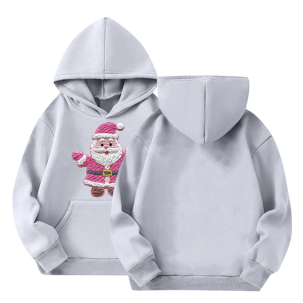 Children's Hoodies Loose Solid Color Hooded Sports Shirt Fashionable Sports Shirt