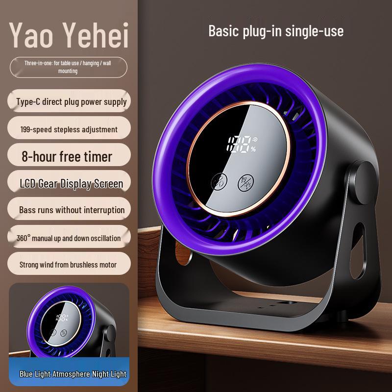 Портативный USB-вентилятор с клипсой для дома, общежития, улицы