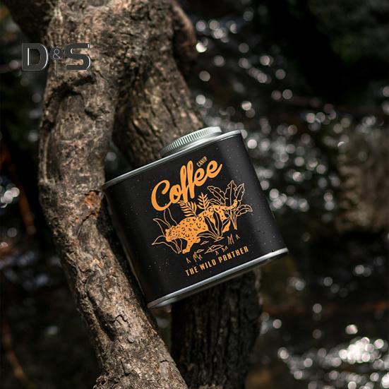 150 г герметичная банка для кофе в зернах, открытый длительный срок службы, пищевой контейнер для хранения свежести для домашнего кемпинга