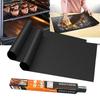 Коврик для гриля BBQ Антипригарный Многоразовый Термостойкий Extra Толстый Подкладка для духовки Противни для выпечки Легко чистить Кухонный Уличный Инструмент для барбекю