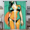 Шторы от комаров 2 шт. Абстрактные сексуальные девушки затемняющие шторы для камеры оконные шторы тюль для спальни жалюзи кухни