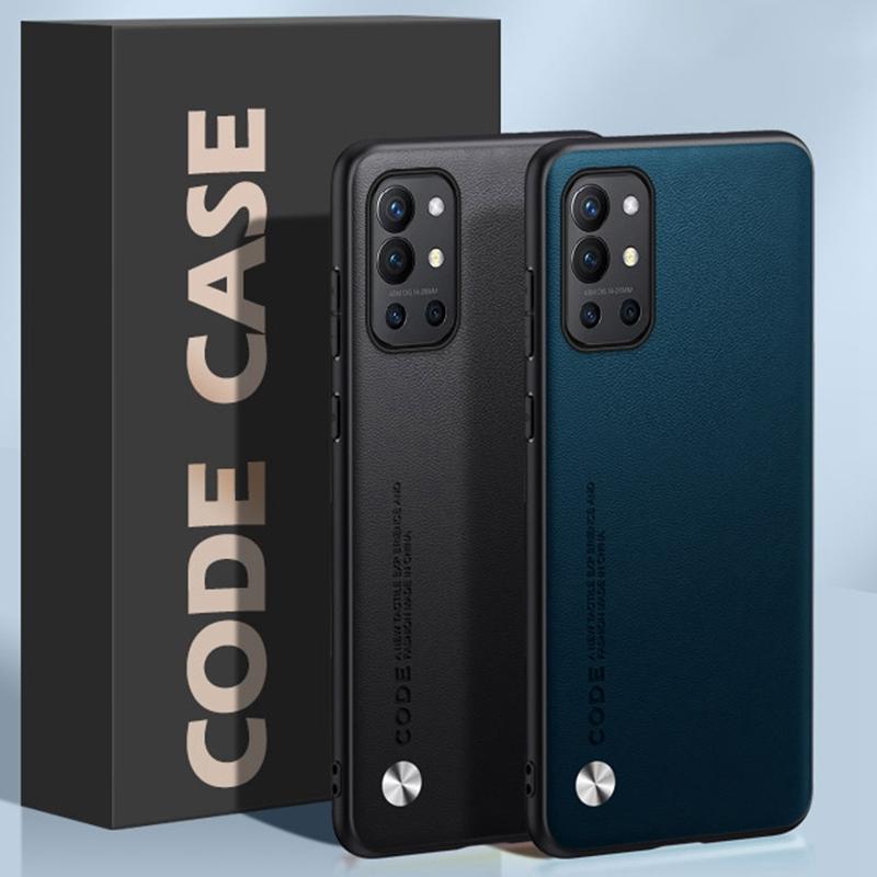 Luxury PU Leather Case For OnePlus 9R 9 R OnePlus9 R Back Cover Matte Silicone Phone Case For OnePlus 9 Pro 9Pro One Plus 9 Pro
