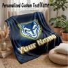 Warrington Wolves Custom Flannel Throw Blanket Print Your Name Text Soft Warm Blanket Holiday Present