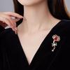 Брошь Ruyi женская, высококачественная, изысканная, жемчужная, темпераментная, брошь, легкая, роскошная, нишевая, высококачественная, дизайнерская, булавка, аксессуары для костюма