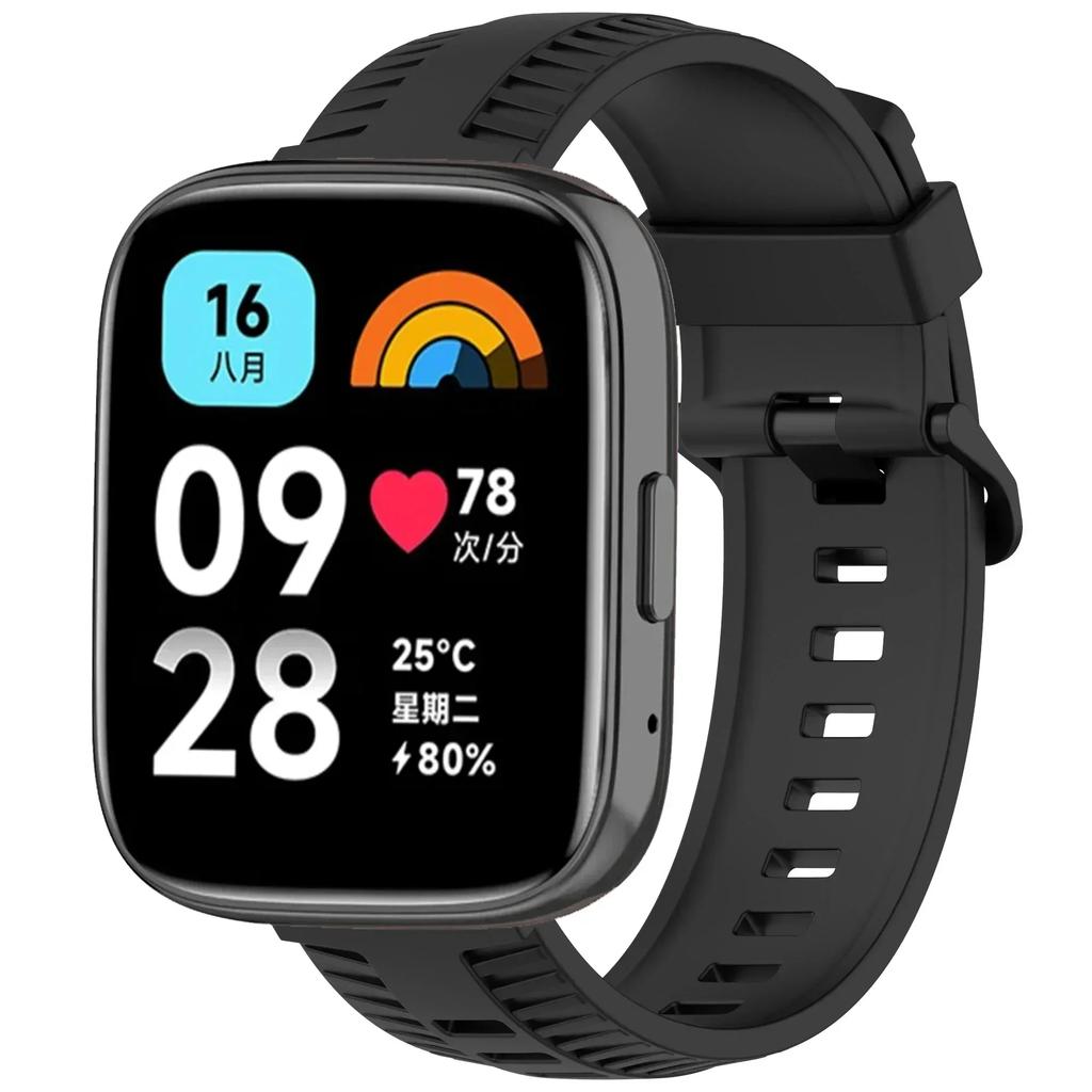 Силиконовый ремешок для Xiaomi Redmi Watch 3 Active/Lite Спортивный браслет для Redmi Watch 5 Active 22 мм Ремешок Браслет Аксессуары