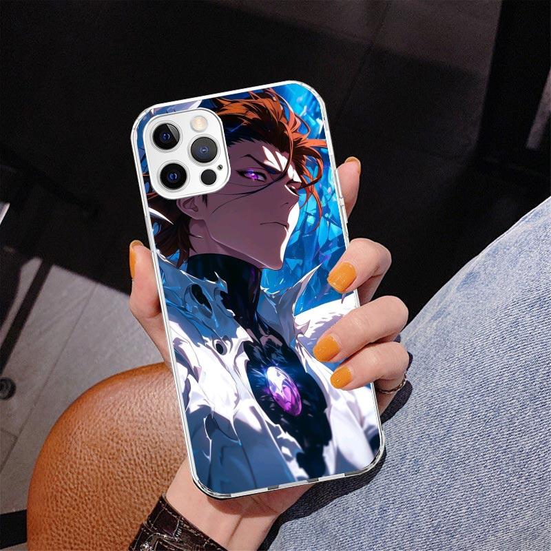 Aizen Sousuke Bleach Чехол для телефона Phnoe для Iphone 17 Air 16 16E 11 12 13 Mini 14 Plus 15 Pro Max 7 8 + SE 2020 Чехол для телефона Coque 16 15