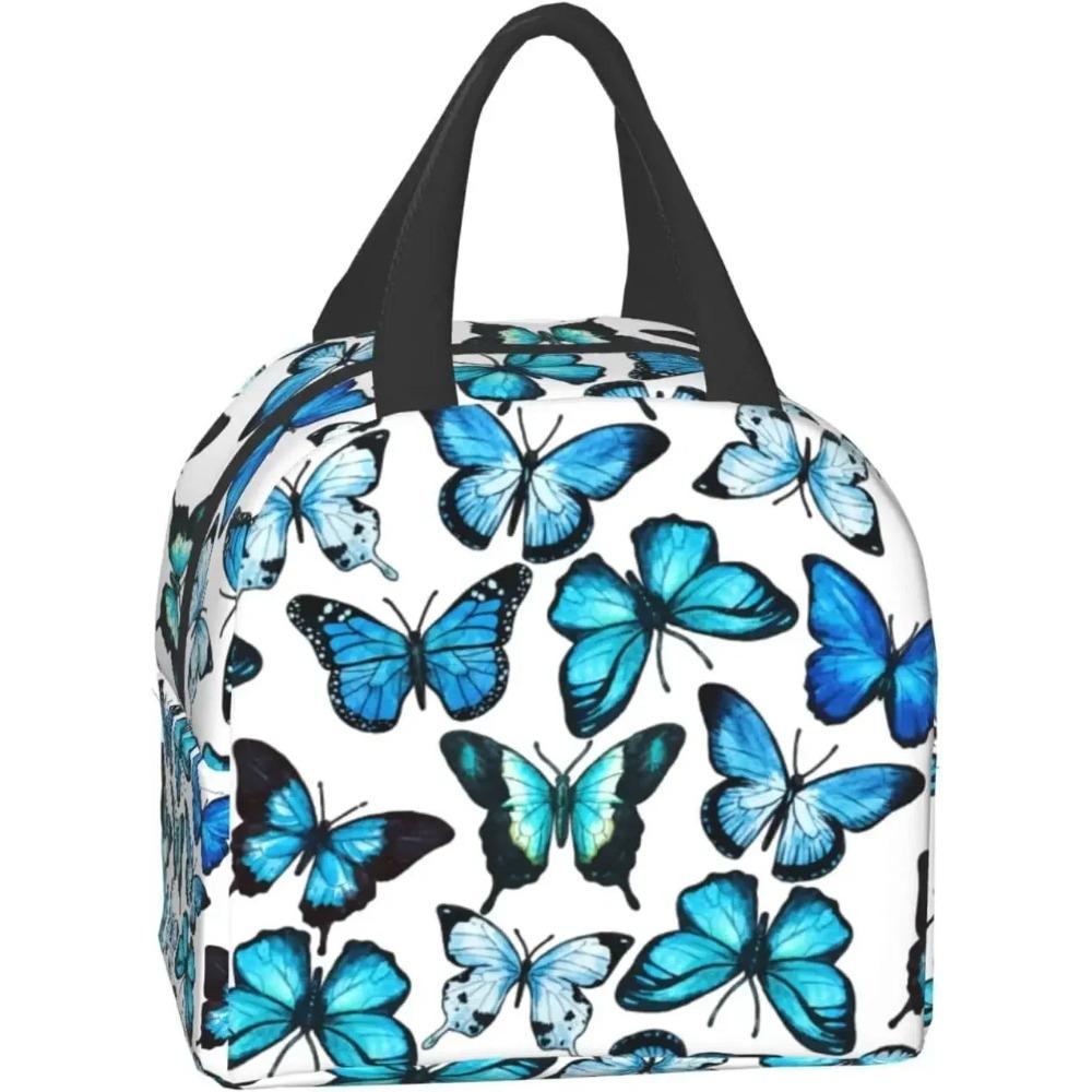 Розовый красочный бабочка изолированный ланч-бокс портативные ланч-боксы для девочек и женщин многоразовый герметичный ланч-бокс пикник путешествия работа