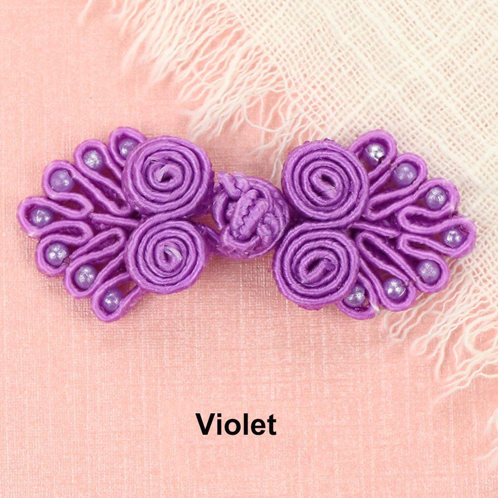 Han Buttons Button 5Pcs Fasteners Sewing Ribbon DIY Handmade Chinese Knot Frog for Tang Suit Pankou