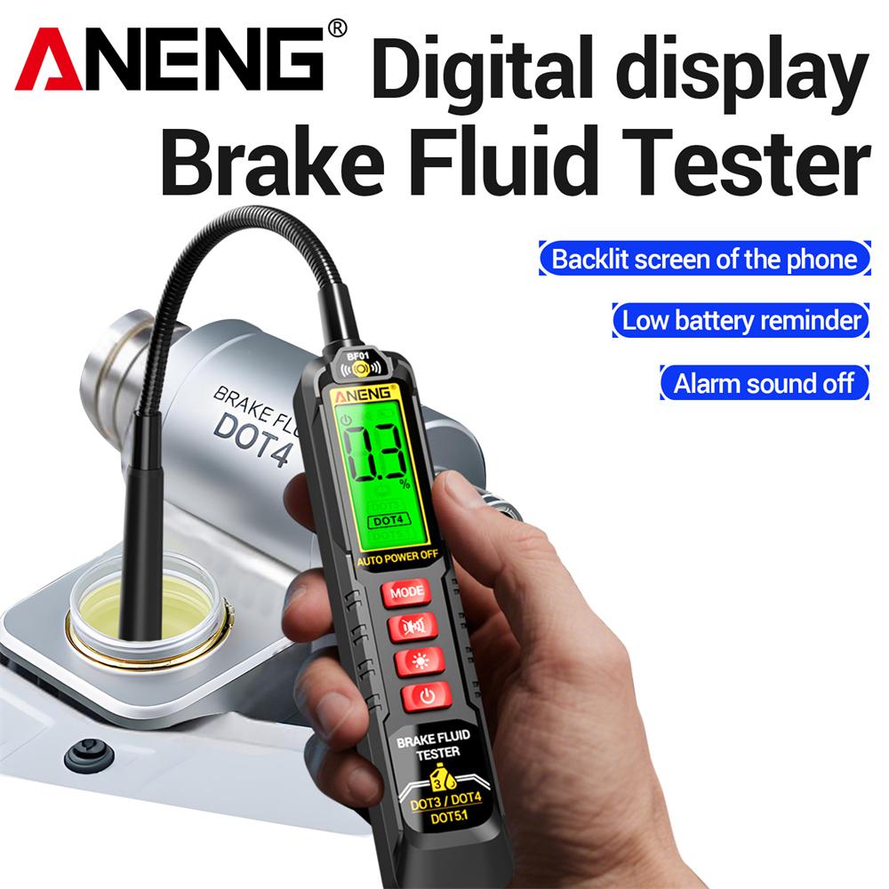 Portable Auto Electrician Kit ANENG BF01 Brake Fluid Tester Car Relay RT01 Voltage Tester 12V/24V Relay Detector 4/5 PinBrake Oil  Analyzer Test Tools