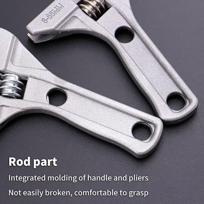1 шт., большой открывающийся алюминиевый сплав, короткая ручка, разводной ключ, многофункциональный ключ для нагрева воды в ванной комнате