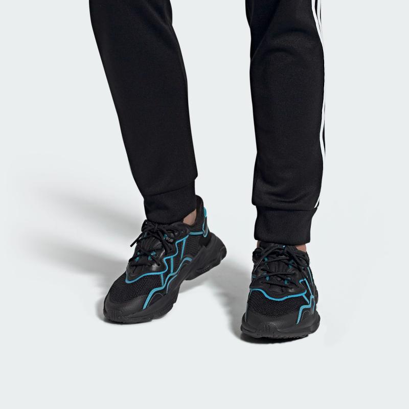adidas Кроссовки Ozweego Core Black Bright Cyan FV3593