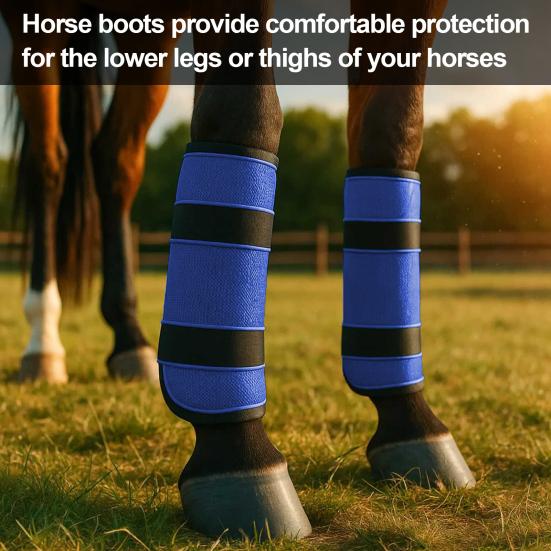 2Pcs Horse Fly Boots Mesh Horse Leg Protectors Universal Horse Leg Wraps Fly