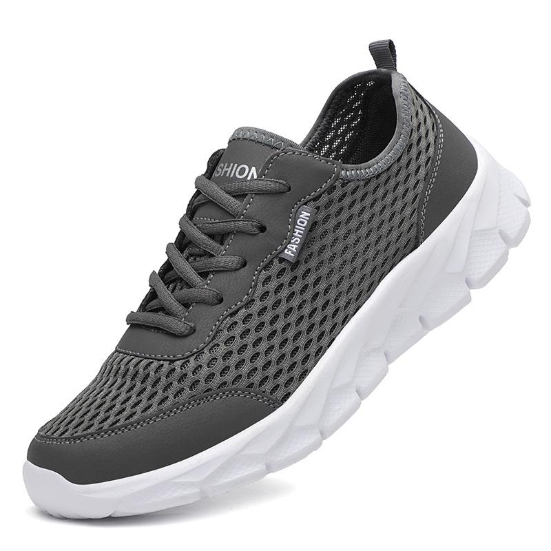 Fashion Men Sneakers Summer Lightweight Breathable Mesh Running Men's Shoes,anti Slip Wear-resistant Platform Sneakers Tênis Masculino