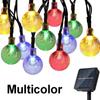Solar String Lichter Im Freien Kristall Fee Licht Chritmas Girlande 8 Modi Wasserdicht Terrasse Licht Für Garten Party Decor