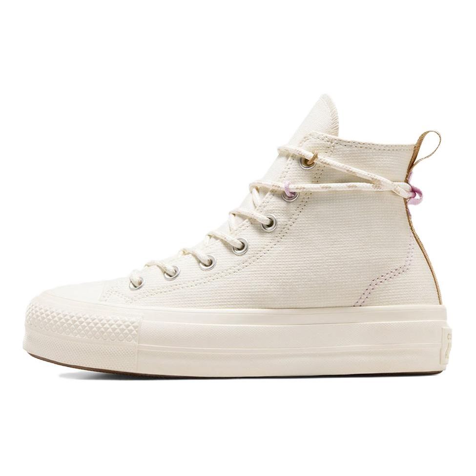 Converse Chuck Taylor All Star Lift Platform Utility High Top Canvas Shoes Women Sneakers White A08767C