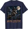 Spooky & Feral Raccoon Spooky Season Cute Raccoon Halloween T-Shirt
