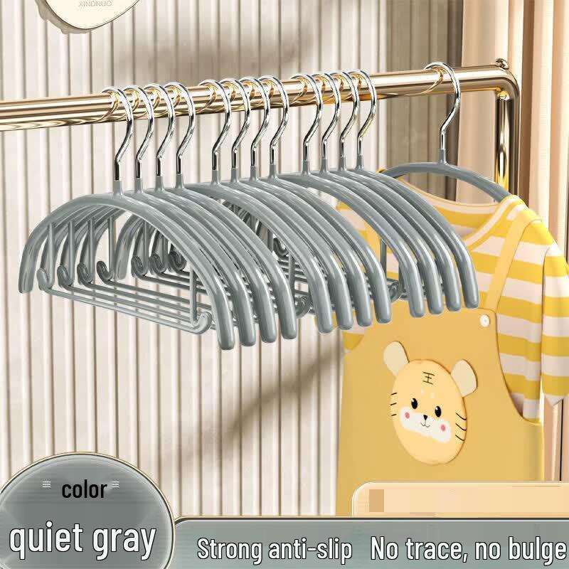 Gandaoxing Non-Slip Kids Hangers (5-Pack)