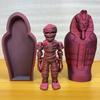 Фигурка мумии фараона, напечатанная на 3D-принтере, с подвижными суставами, статуя мумии, шарнирная скульптура, модель, игрушка, украшение для дома, офиса, рабочего стола