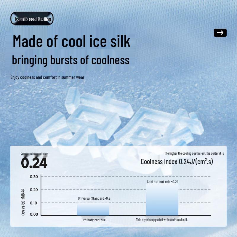 JEEP SPIRIT Men's Ice Silk Quick-Dry Straight-Leg Casual Pants