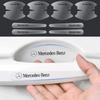 AABIH1 8Pcs Transparent Car Door Handle Bowl Decoration Badge Sticker for Mercedes Benz W211 W204 W210 W203 CLA GLA Auto Accessories