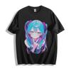 Футболка Hatsune Miku Neon Wink - Яркое аниме-свечение, унисекс