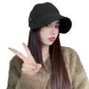 Spring Seasonal Wool Hat For Women With Overlarge Head Circumference And Sunproof Style