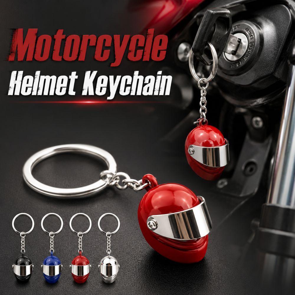 Zinc Alloy Backpack Key Pendant 3D Car Key Ring Motorcycle Helmet Keychain Men Ornament Gift