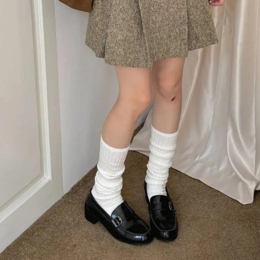 Cotton Women Stockings Warm Thigh Stocking JK Knee High Socks Long Socks