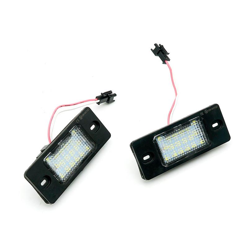 2 шт. для VW Tiguan 09-12 Golf 5 Touareg MK1 Passat B5.5 Porsche Cayenne 955 957 02-10 светодиодный светильник для номерного знака и хвоста