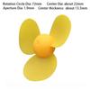 1Set 4WD 130 Small Motor Kit DC 72MM Propeller Durable Four Wheel Drive Motor