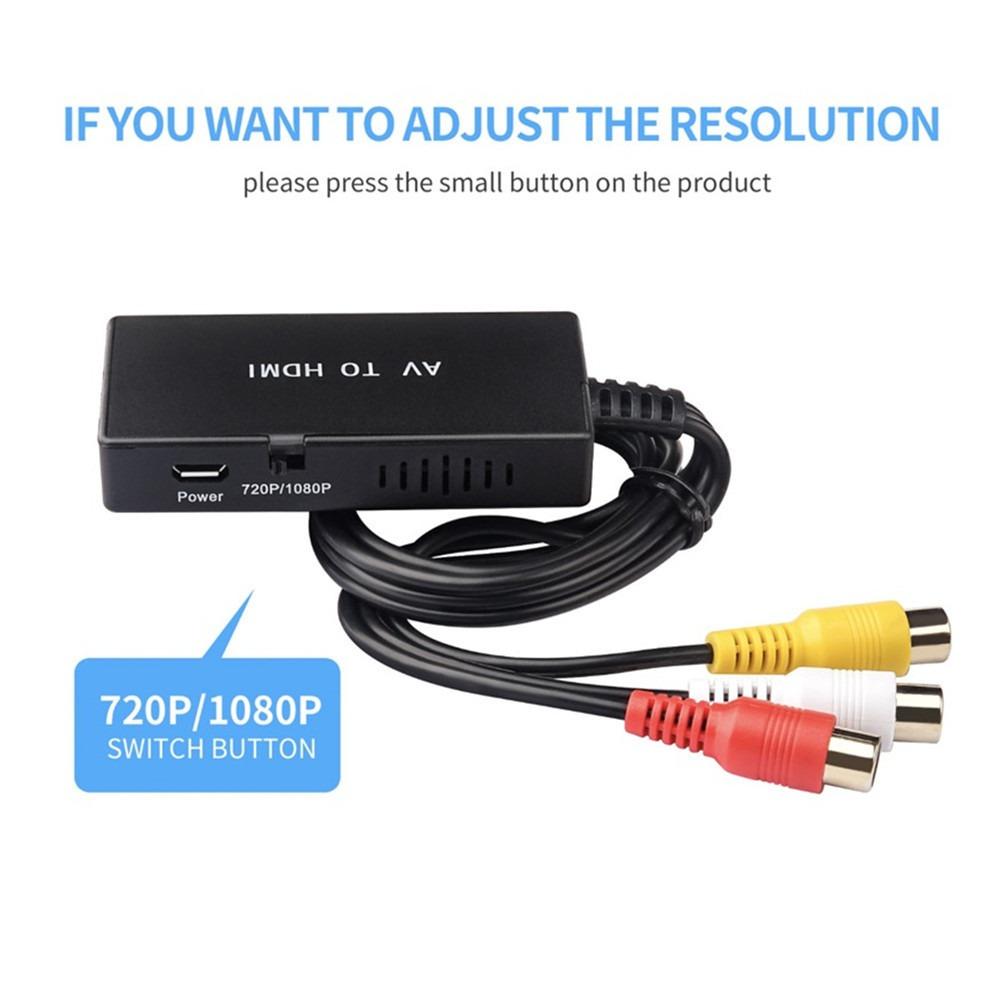 Конвертер AV в HDMI / Кабель-адаптер AV в HDTV высокой четкости