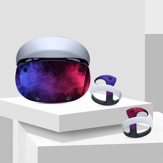 Наклейка для VR-очков Уникальный прозрачный узор Защитная от царапин Легко устанавливается Наклейка для очков VR-гарнитуры для PS VR2