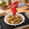 Stainless Steel Hot Dish Clip Non-Slip Heat-Resistant Pot Gripper Heavy-Duty Sturdy Kitchen Tongs Cooking Utensils